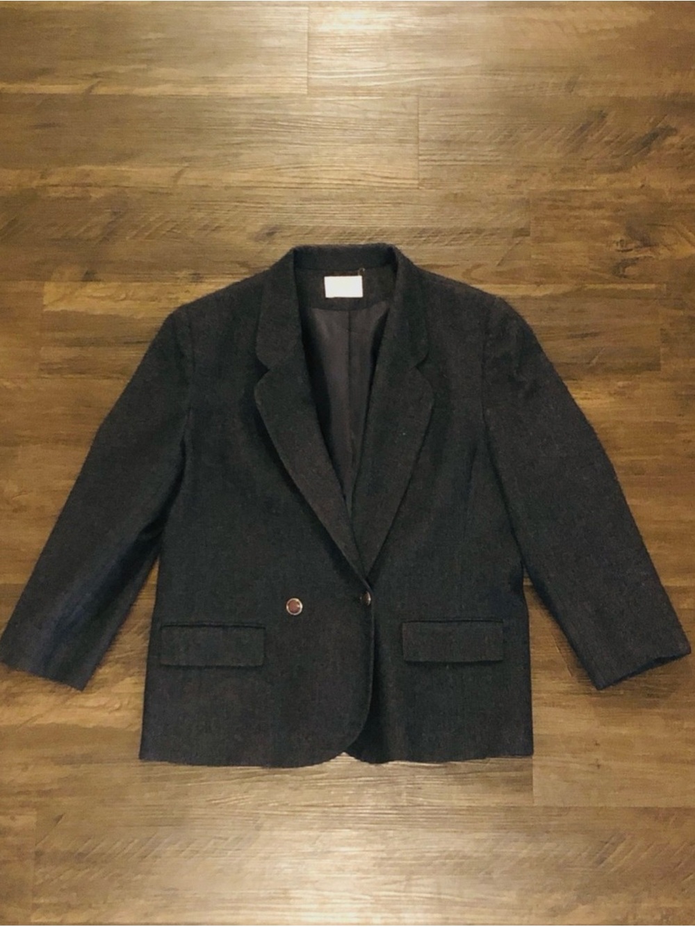 Vintage Pendleton Gray Wool Blazer/Jacket Women size 16-18 XL